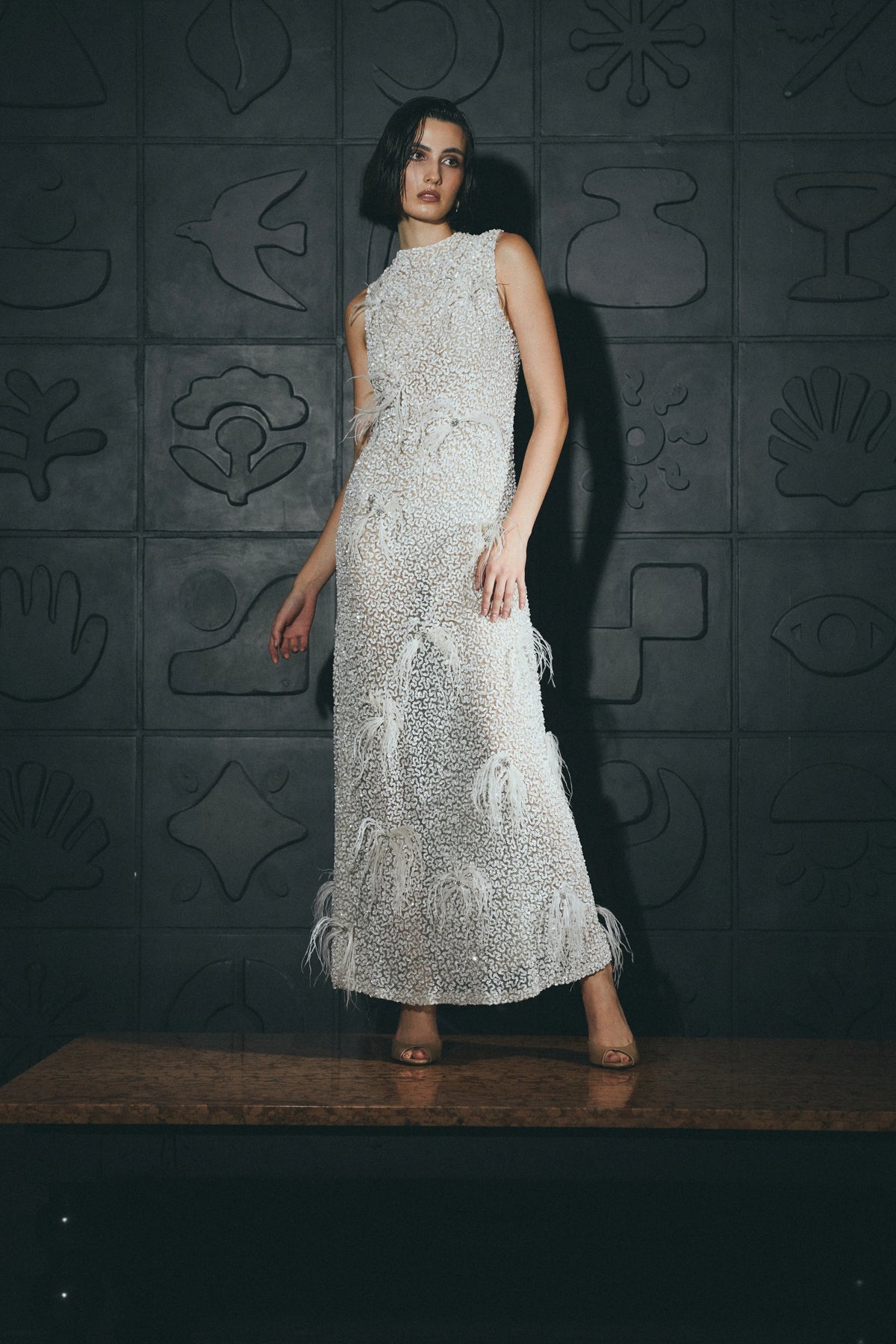 Frosted Whisper Dress
