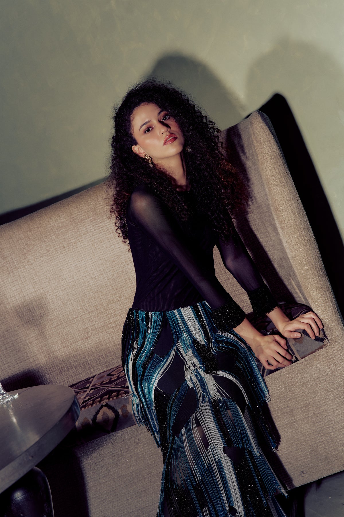 Nightblooming lace Skirt
