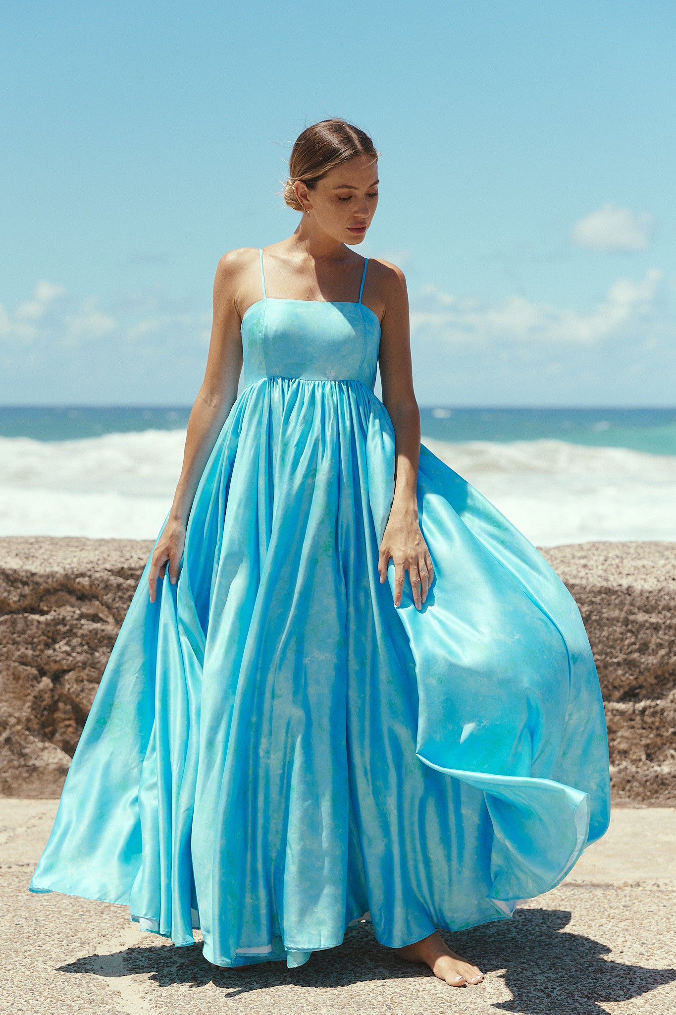 Aqua Blue Dazzle Dress