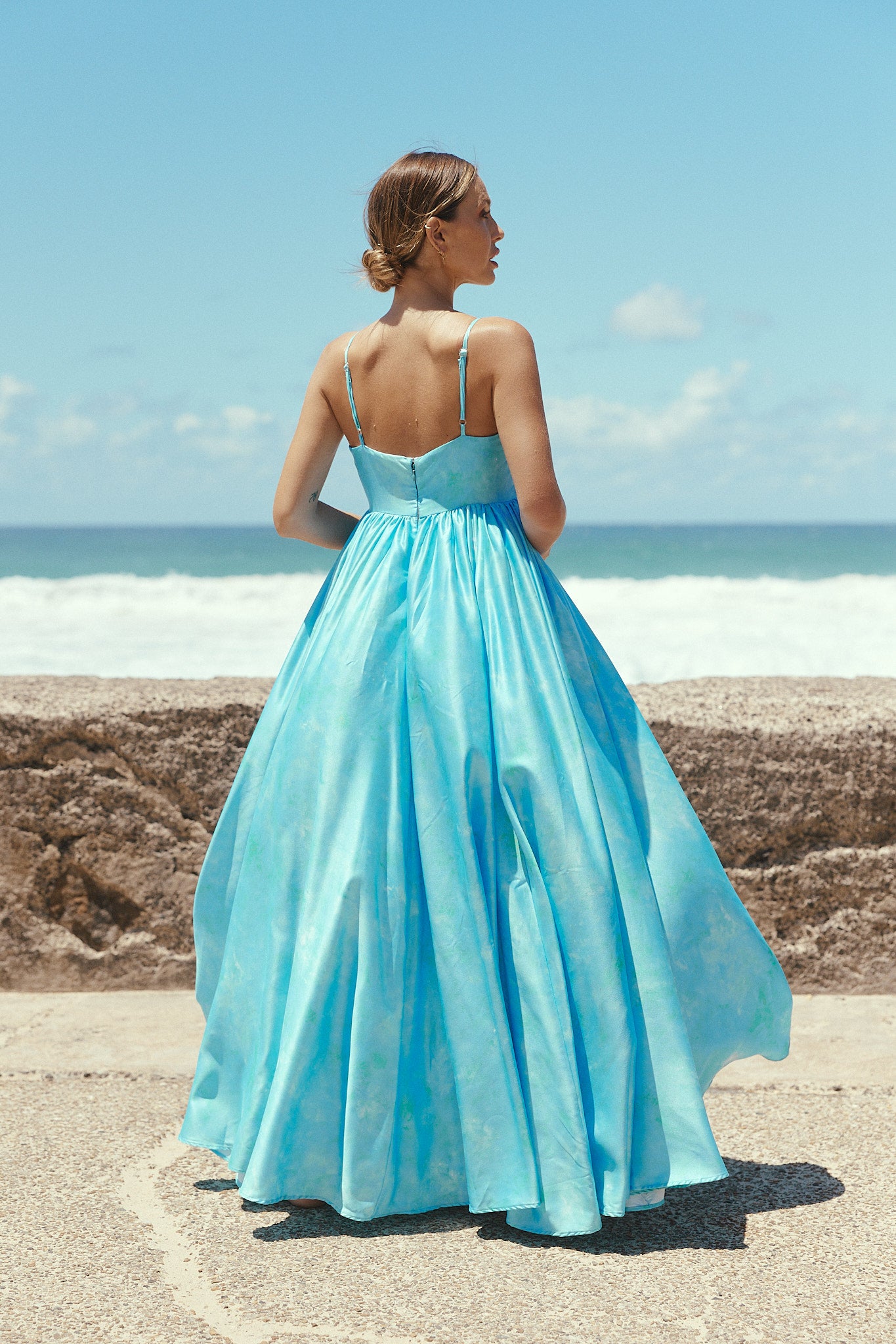 Aqua Blue Dazzle Dress