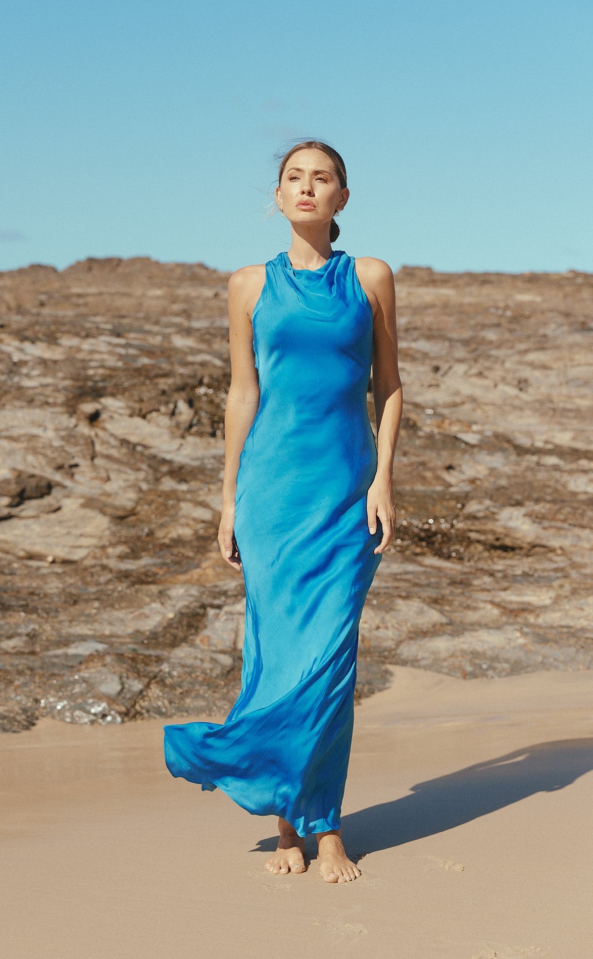 Eve Dress in Cobalt Blue