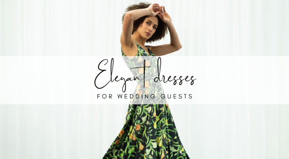 Elegant dresses for wedding guests